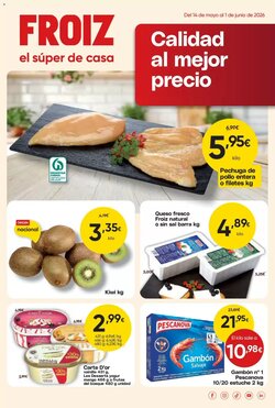 Folleto promocional de FROIZ válido desde el 14/05/2026