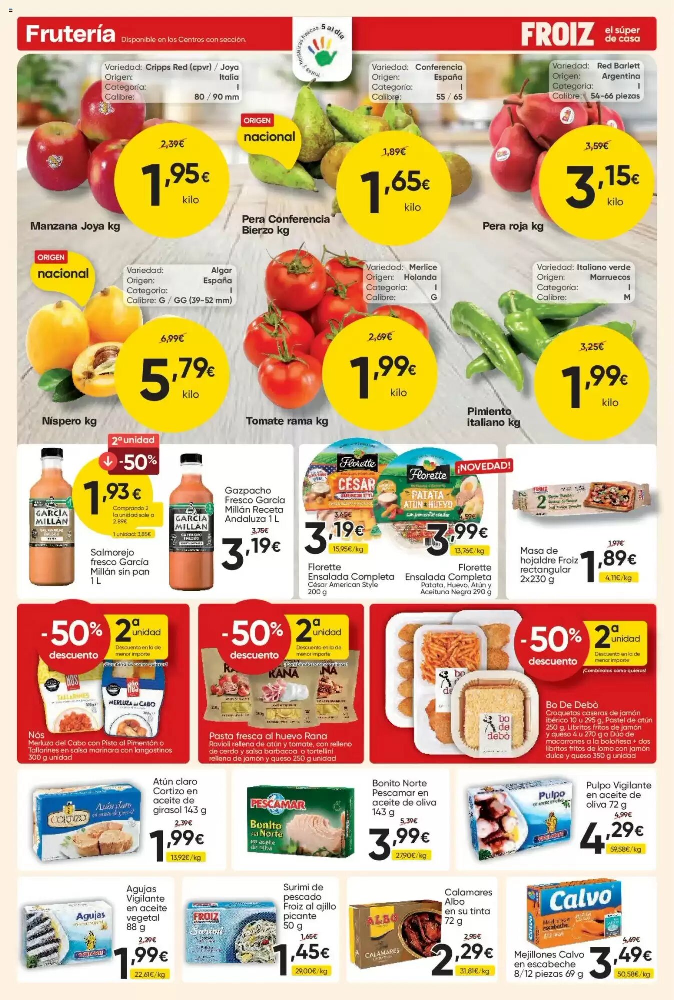 Folleto promocional de FROIZ válido desde el 14/05/2026 - Página 2.