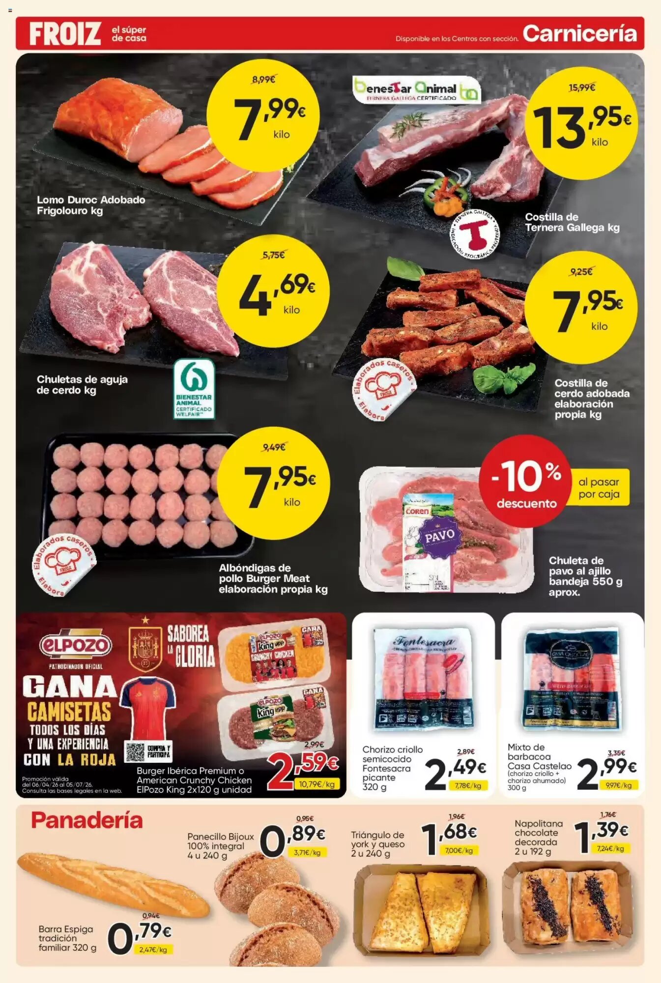 Folleto promocional de FROIZ válido desde el 14/05/2026 - Página 3.