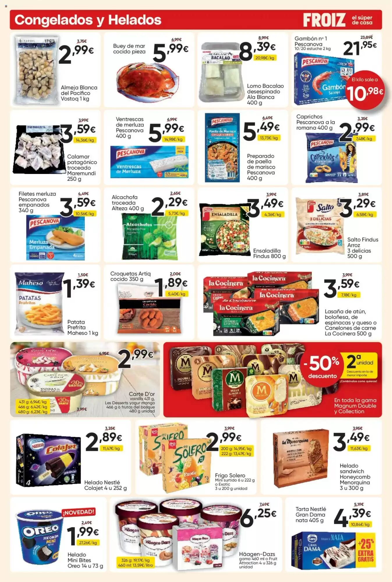 Folleto promocional de FROIZ válido desde el 14/05/2026 - Página 4.