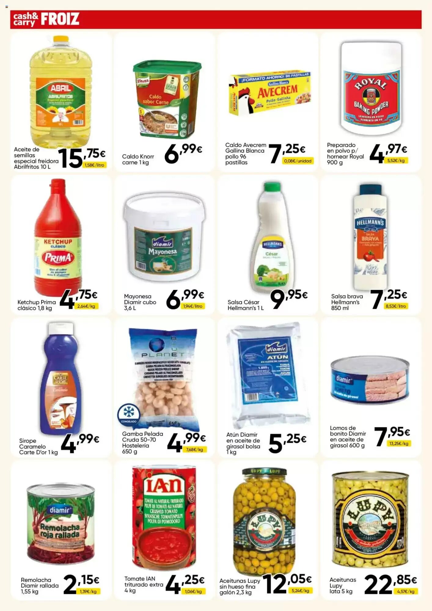 Folleto promocional de FROIZ válido desde el 14/05/2026 - Página 12.