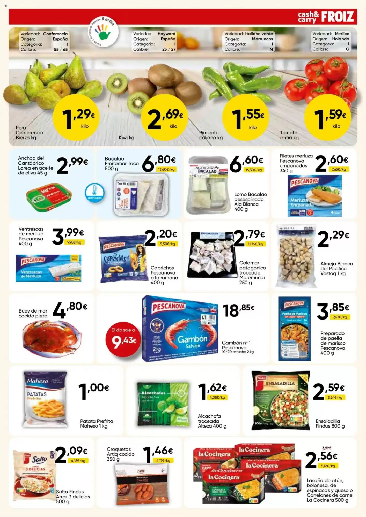 Folleto promocional de FROIZ válido desde el 14/05/2026 - Página 9.