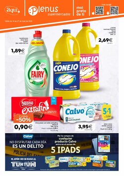 Folleto promocional de Plenus Supermercados válido desde el 14/05/2026