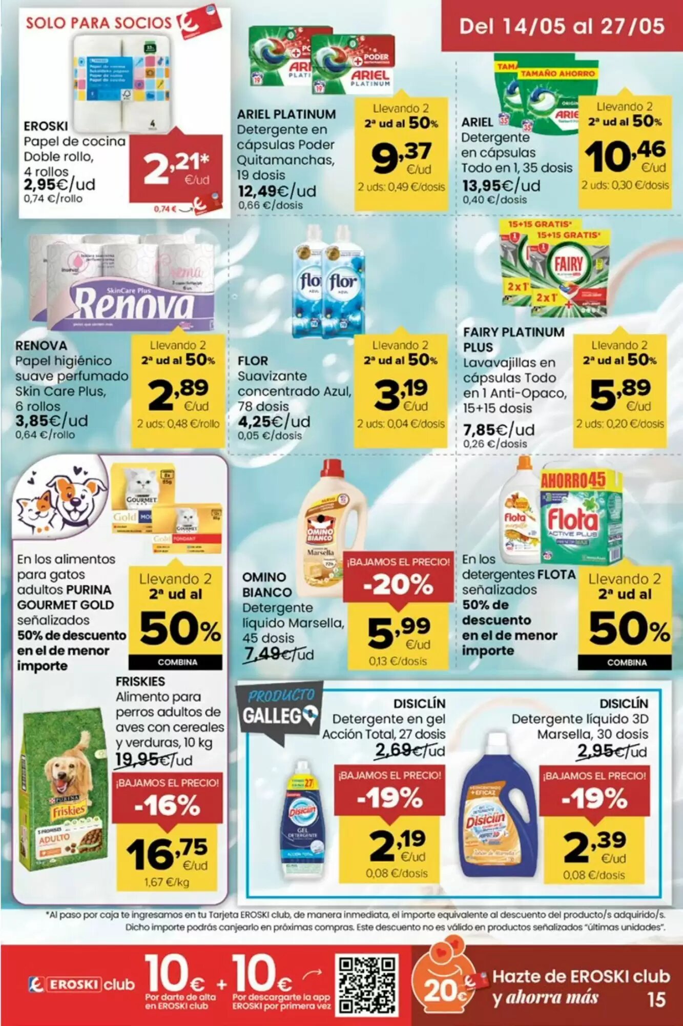 Folleto promocional de Autoservicios Familia válido desde el 14/05/2026 - Página 15.