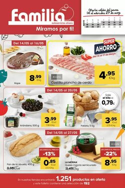 Folleto promocional de Autoservicios Familia válido desde el 14/05/2026