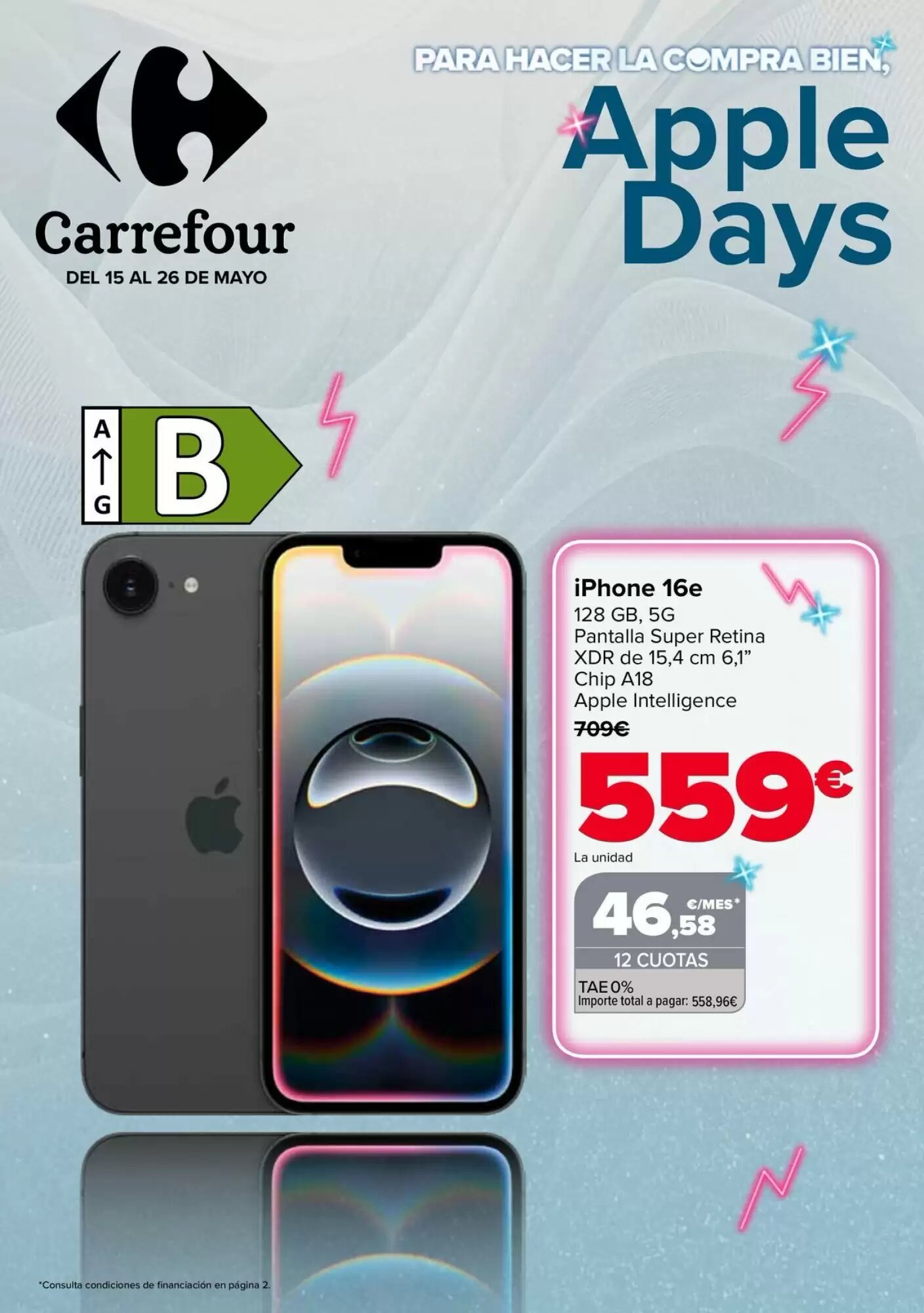 Folleto promocional de Carrefour válido desde el 15/05/2026 - Página 1.