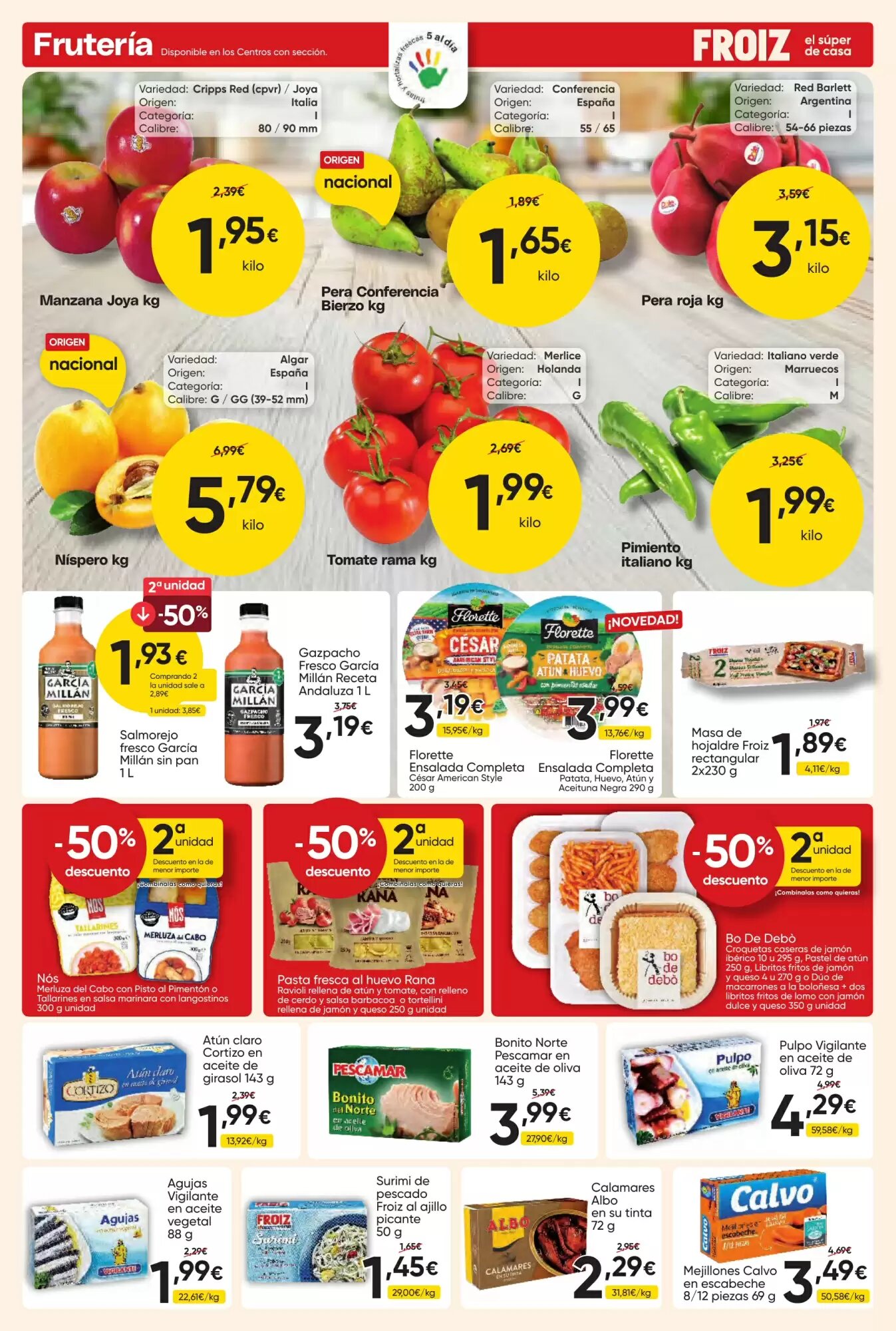 Folleto promocional de FROIZ válido desde el 15/05/2026 - Página 2.
