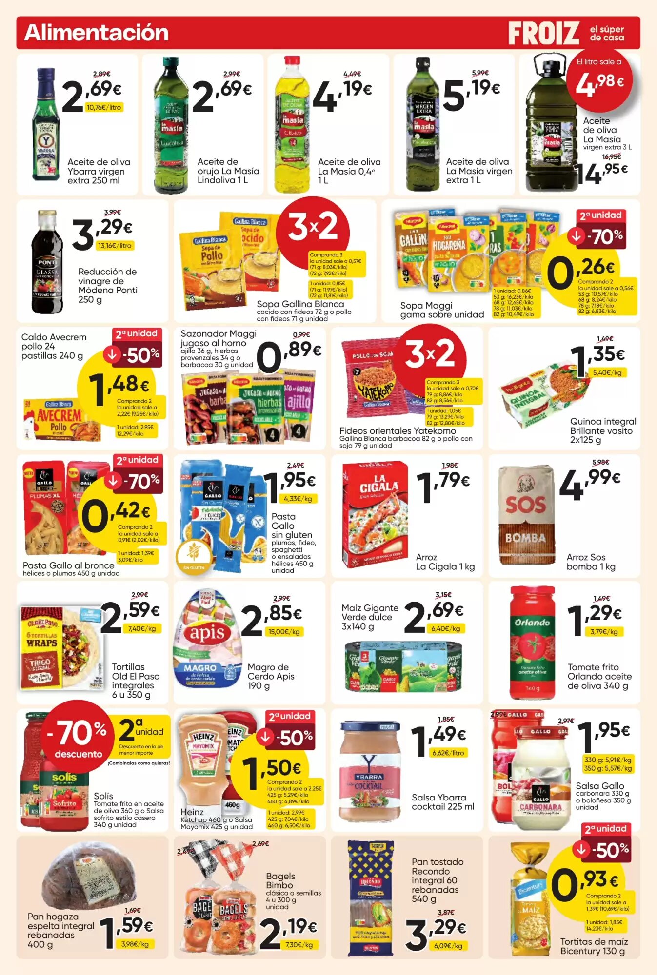 Folleto promocional de FROIZ válido desde el 15/05/2026 - Página 8.