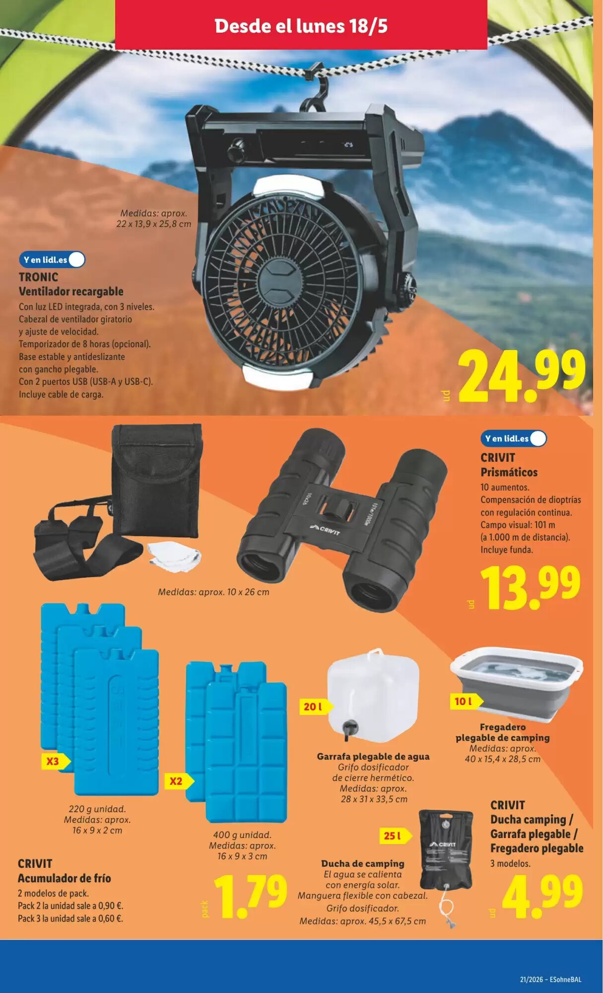 Folleto promocional de Lidl válido desde el 18/05/2026 - Página 11.