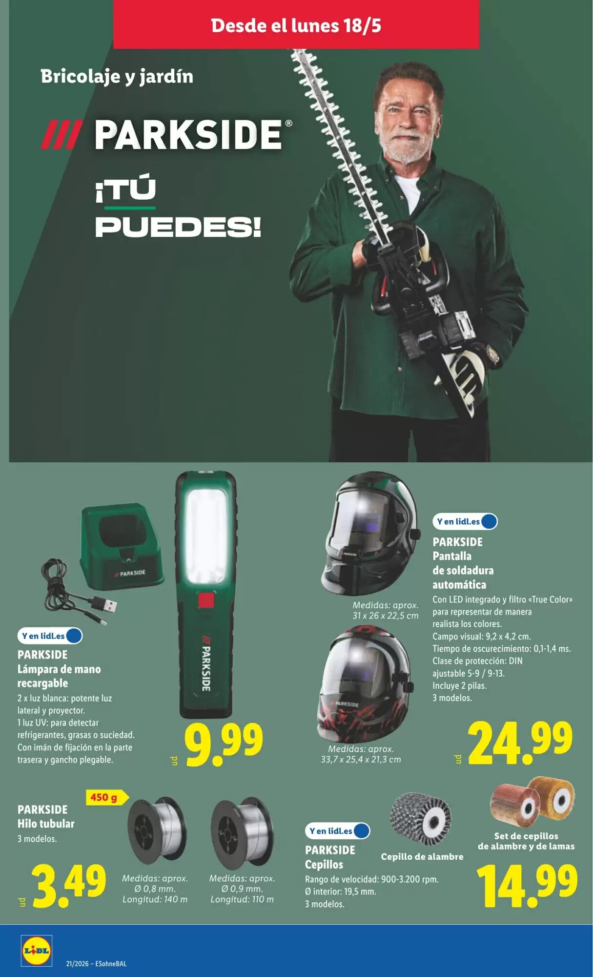 Folleto promocional de Lidl válido desde el 18/05/2026 - Página 16.