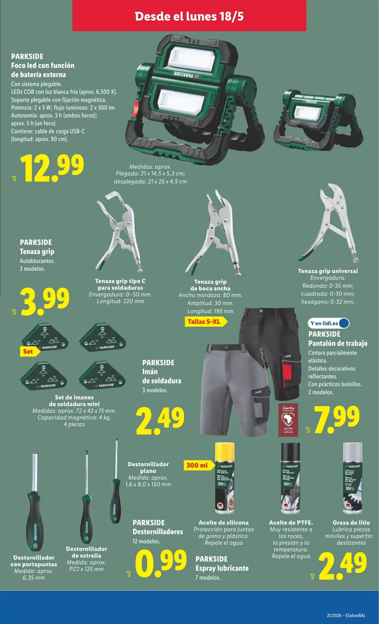 Folleto promocional de Lidl válido desde el 18/05/2026 - Página 17.