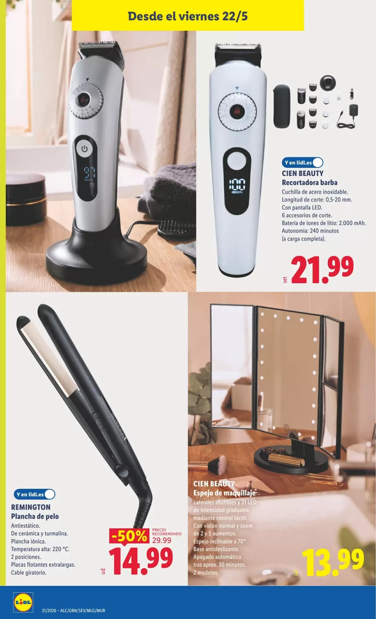 Folleto promocional de Lidl válido desde el 18/05/2026 - Página 28.
