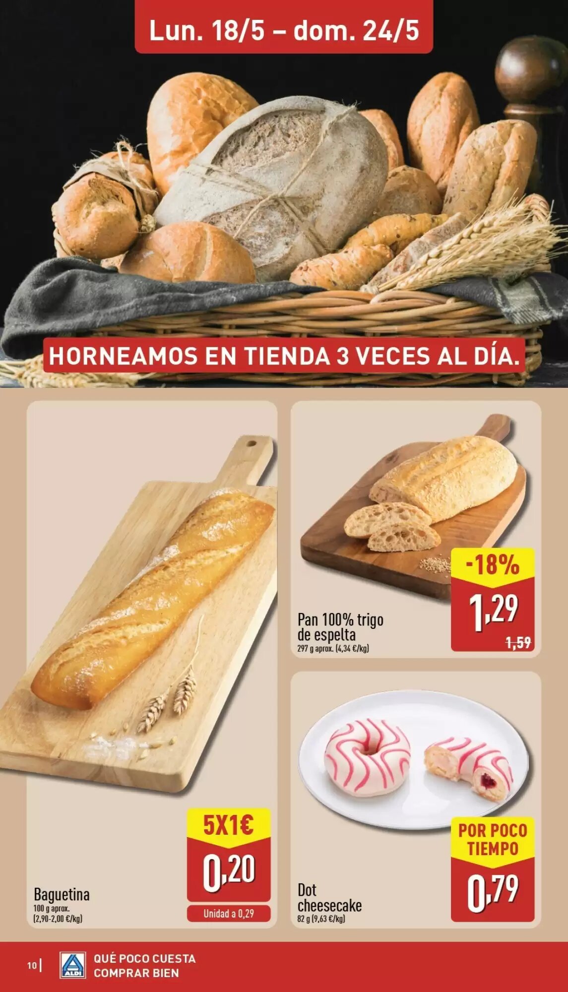 Folleto promocional de ALDI válido desde el 18/05/2026 - Página 10.