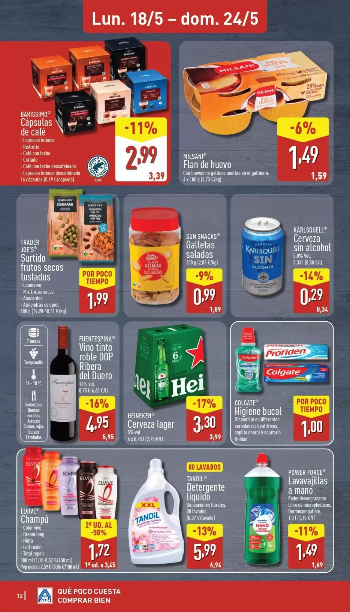 Folleto promocional de ALDI válido desde el 18/05/2026 - Página 12.