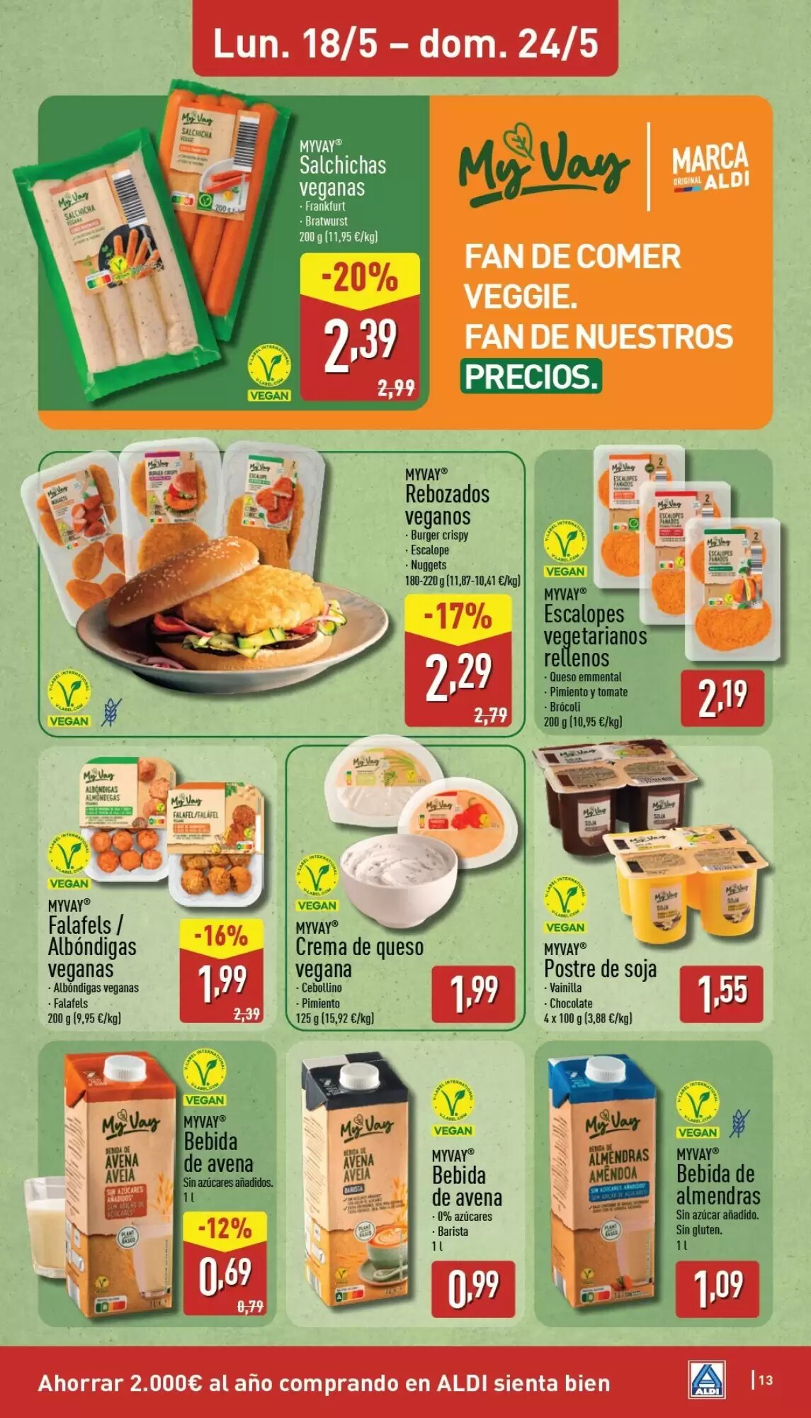Folleto promocional de ALDI válido desde el 18/05/2026 - Página 13.