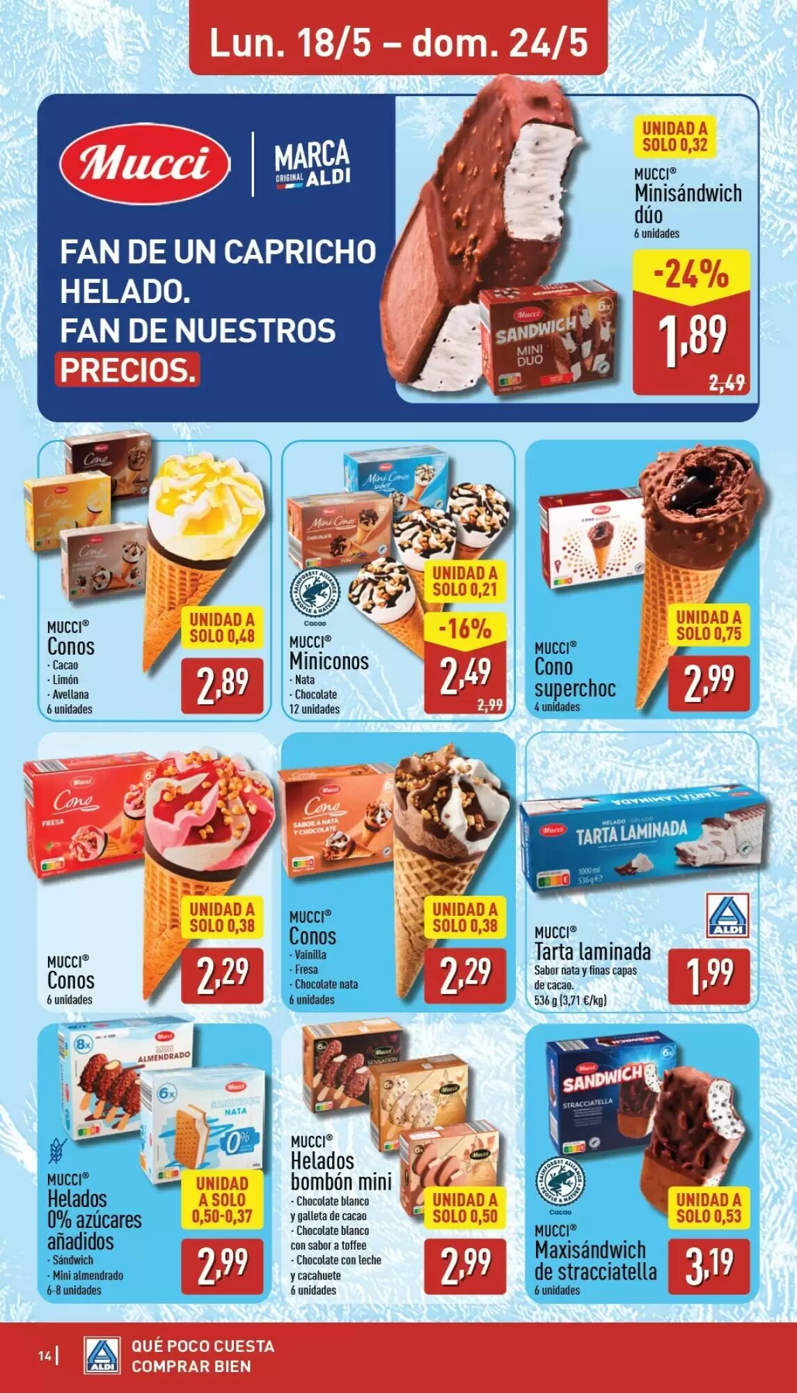 Folleto promocional de ALDI válido desde el 18/05/2026 - Página 14.
