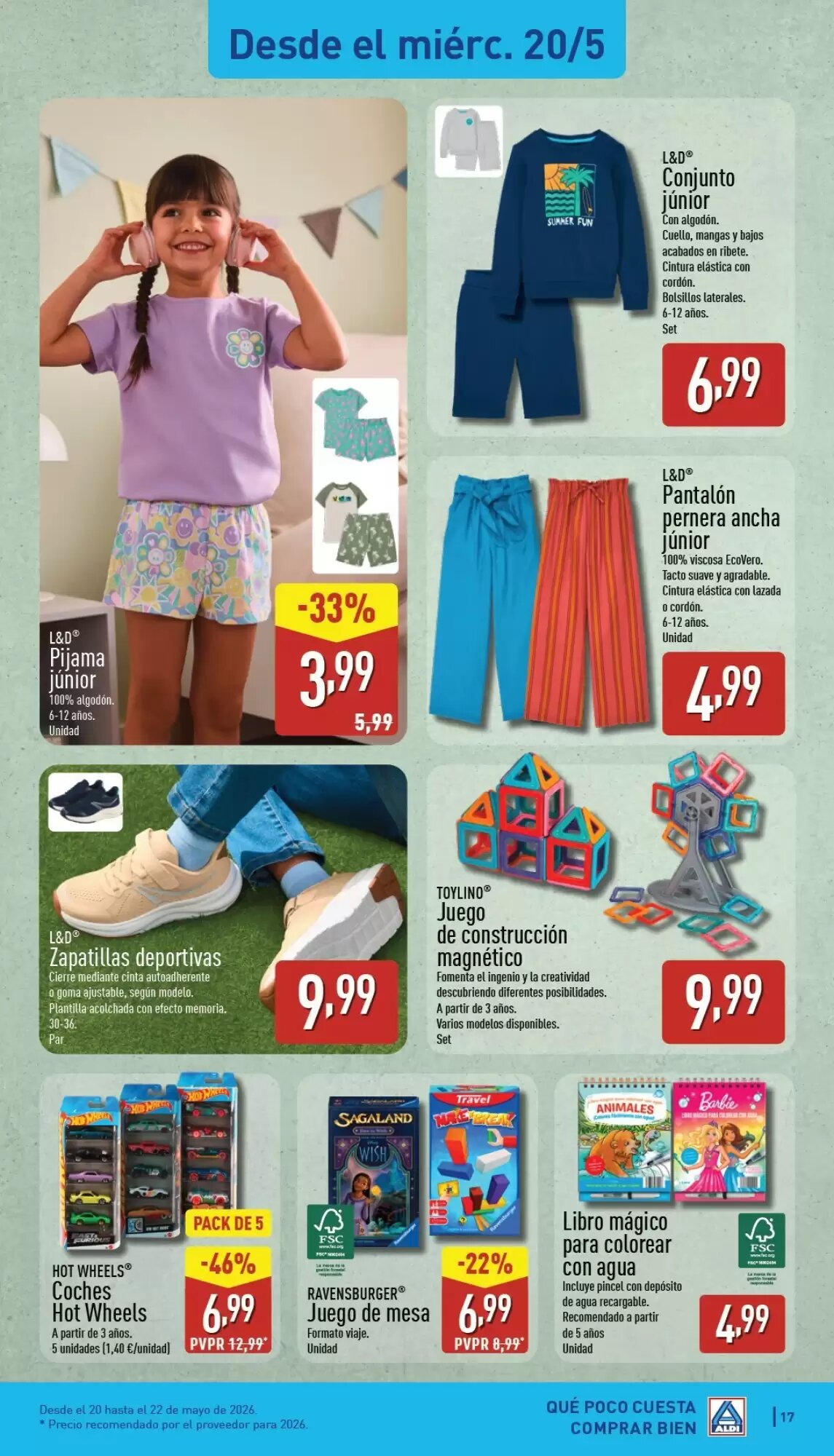 Folleto promocional de ALDI válido desde el 18/05/2026 - Página 17.