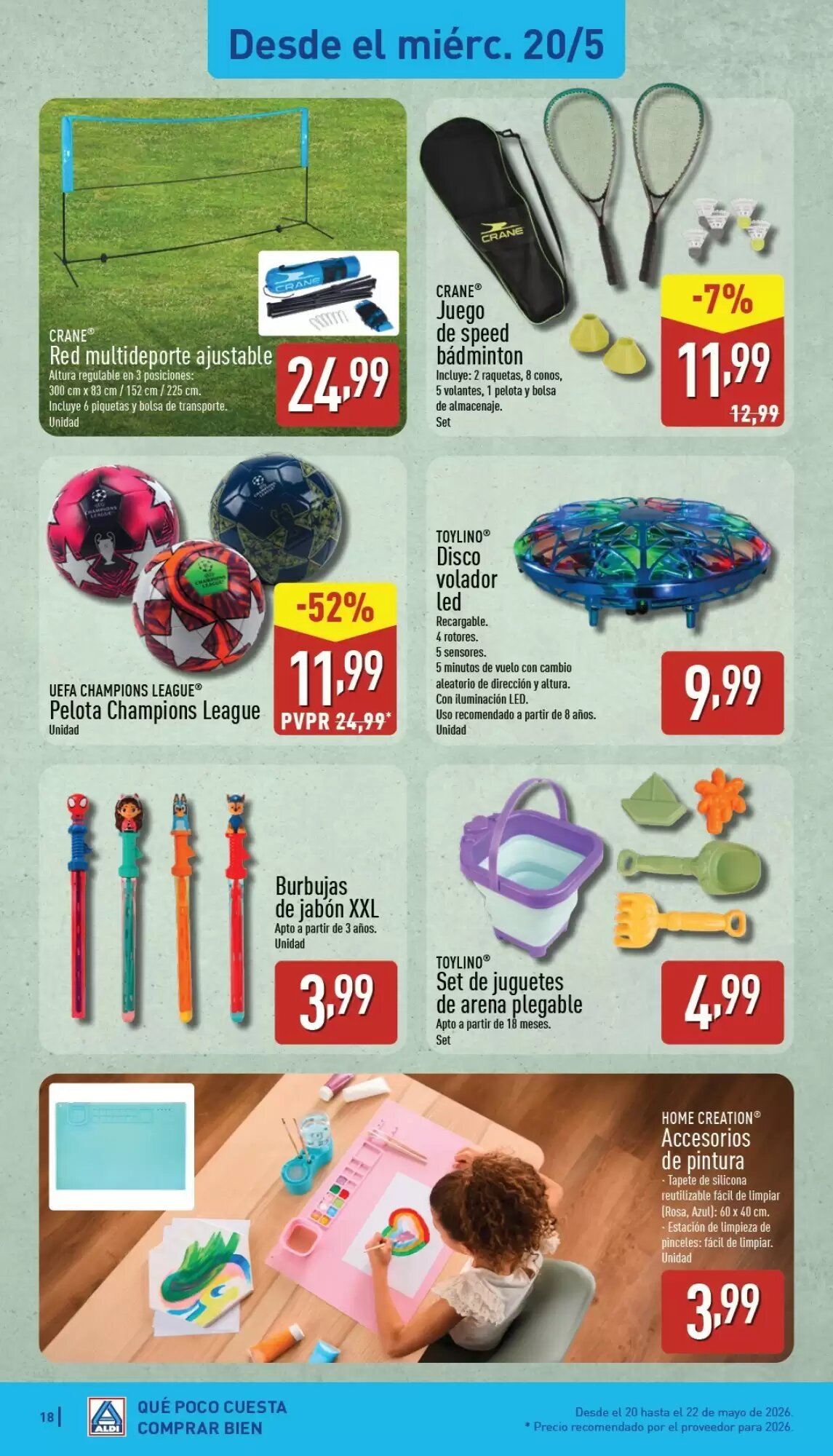Folleto promocional de ALDI válido desde el 18/05/2026 - Página 18.