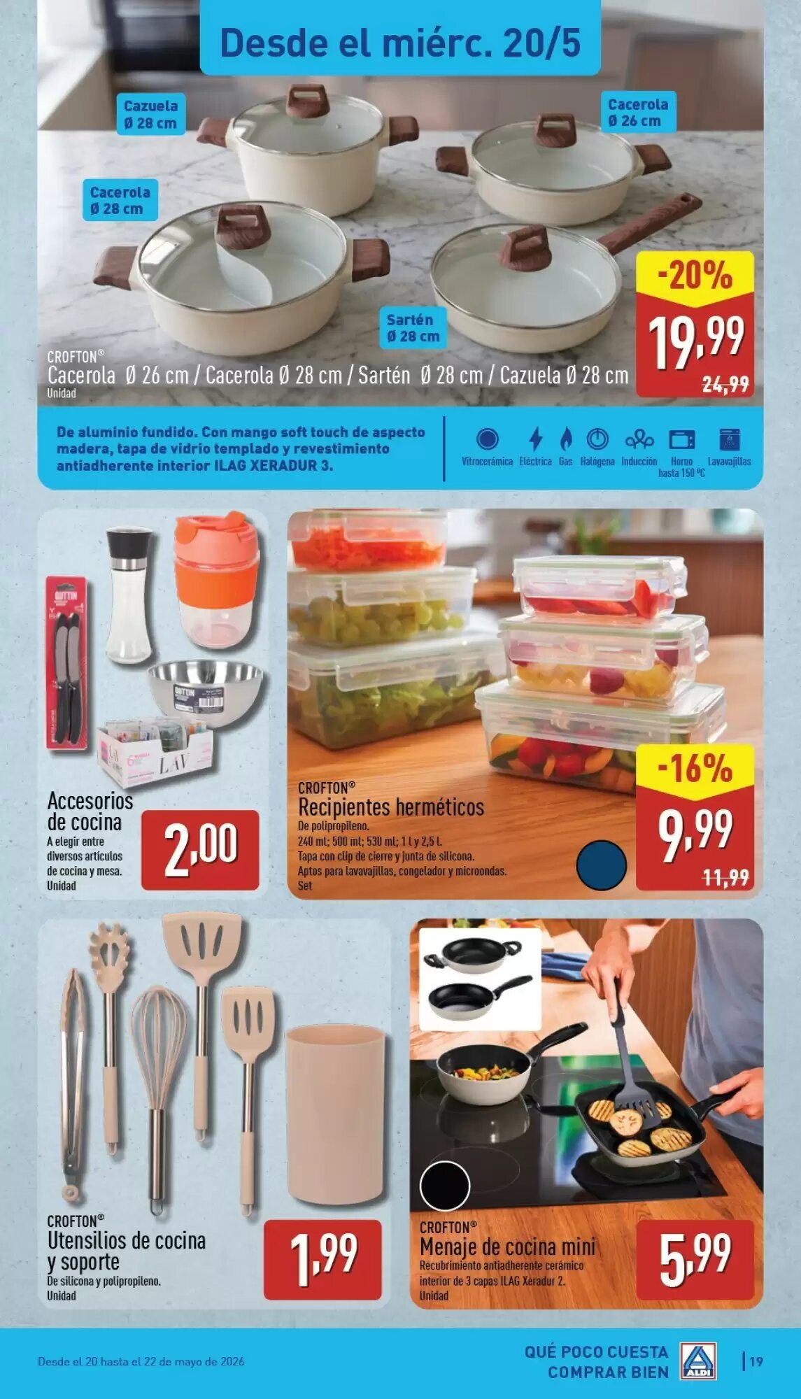 Folleto promocional de ALDI válido desde el 18/05/2026 - Página 19.