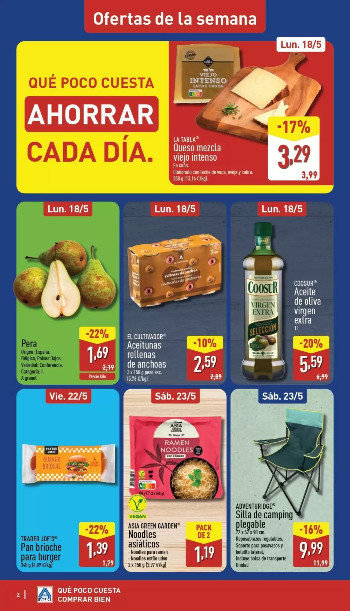 Folleto promocional de ALDI válido desde el 18/05/2026 - Página 2.