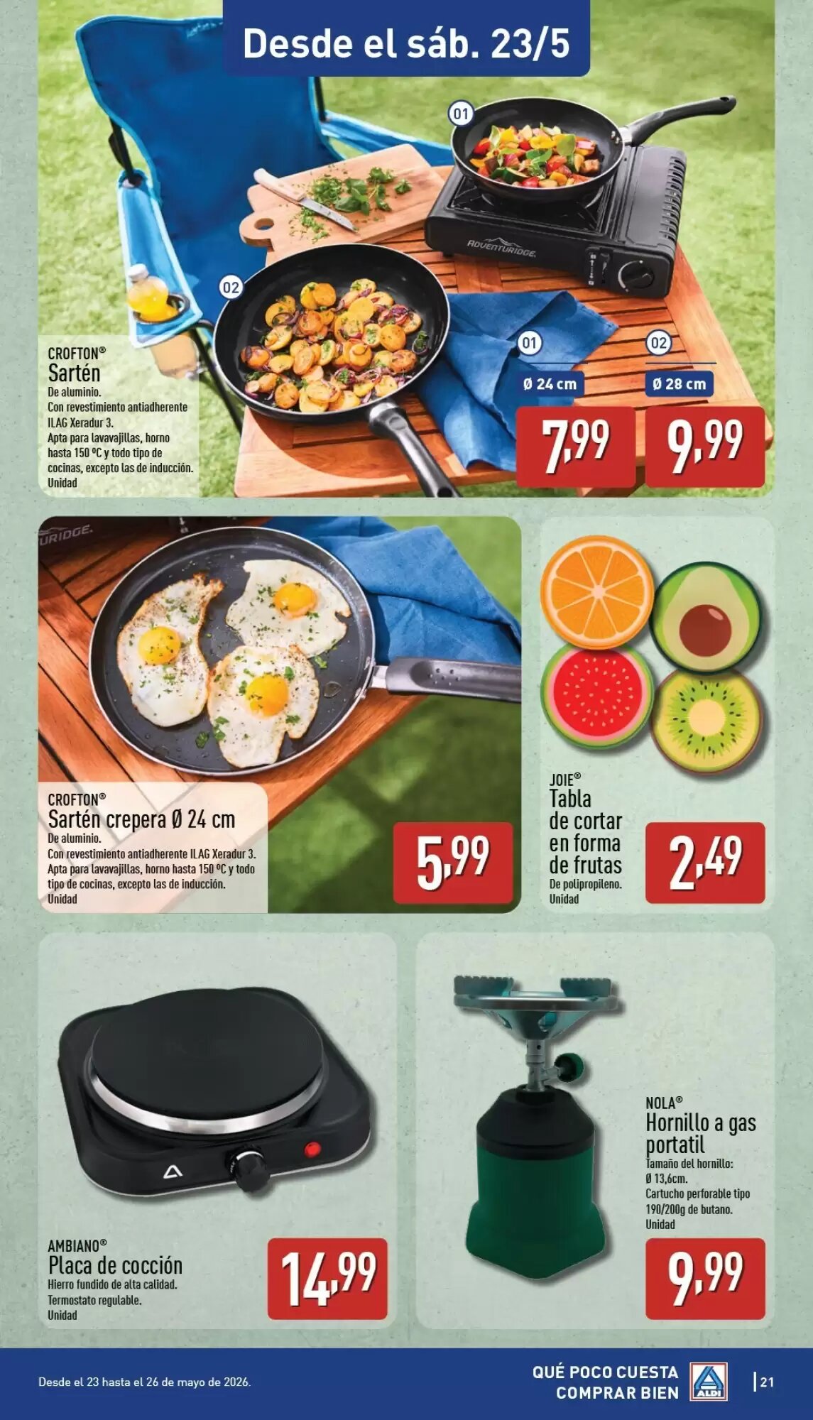 Folleto promocional de ALDI válido desde el 18/05/2026 - Página 21.