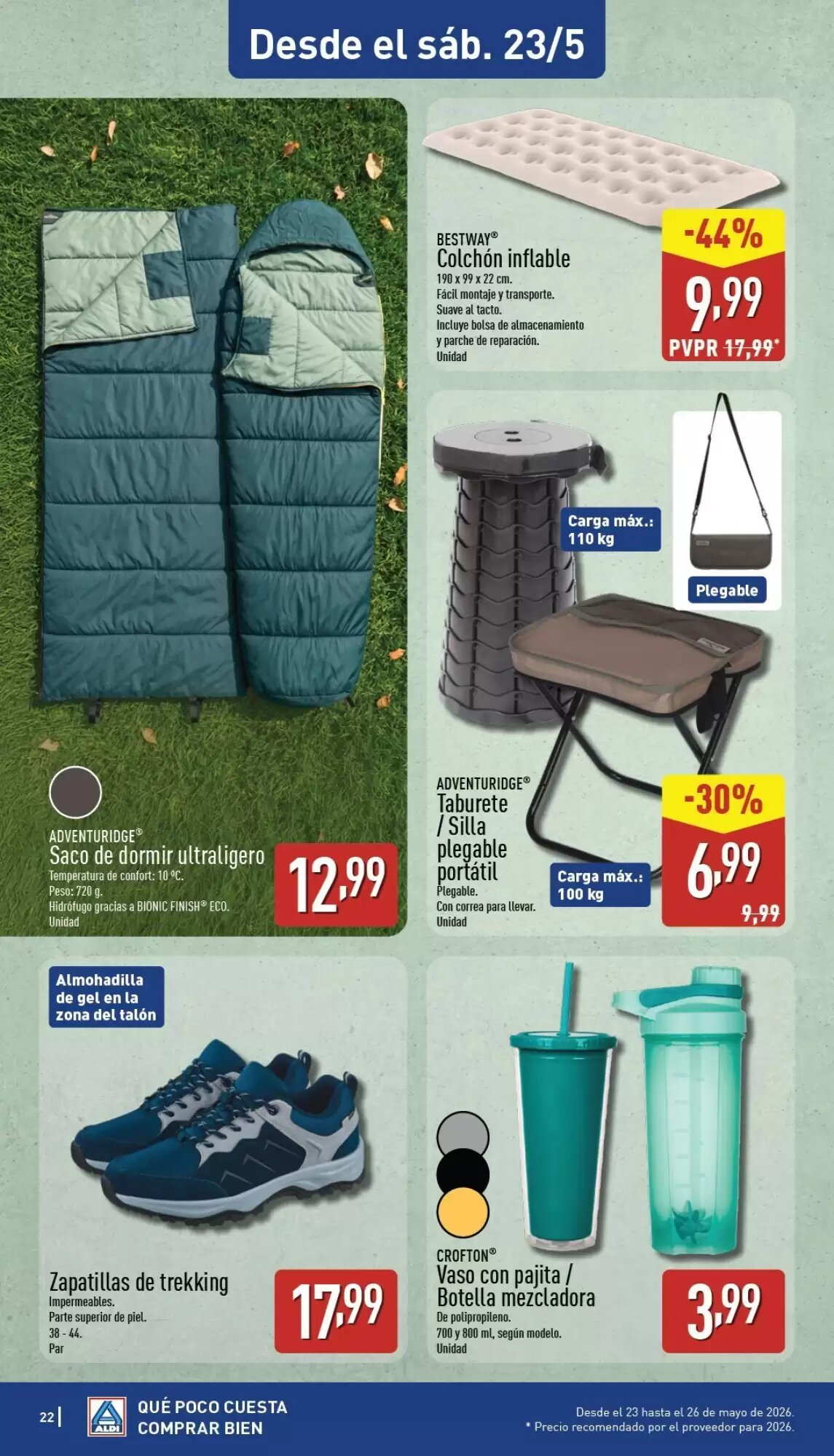 Folleto promocional de ALDI válido desde el 18/05/2026 - Página 22.