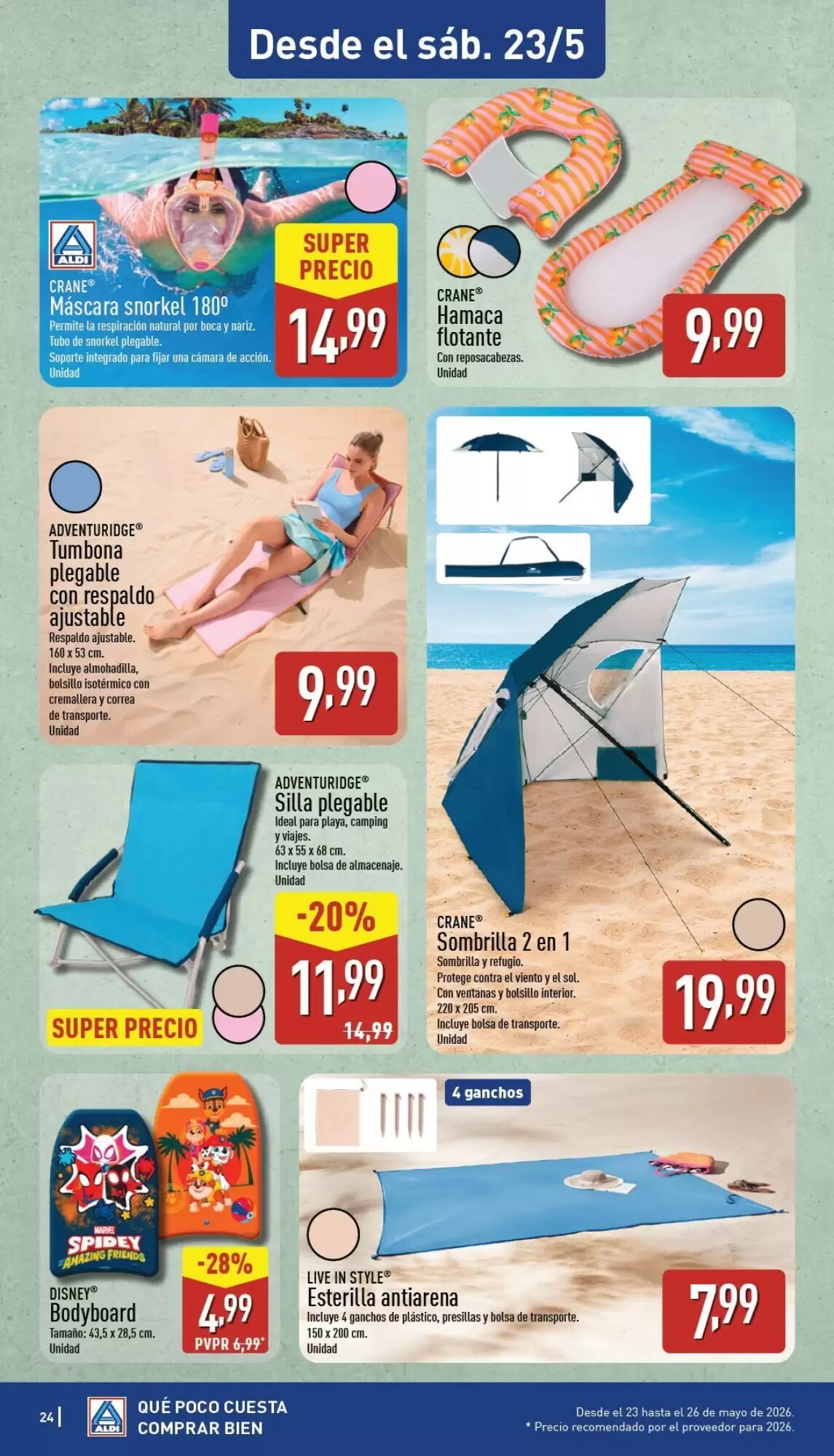 Folleto promocional de ALDI válido desde el 18/05/2026 - Página 24.