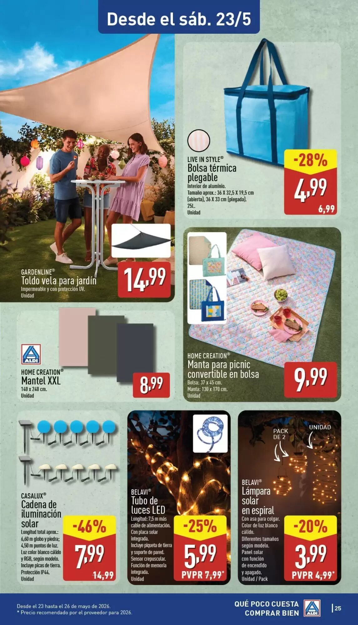 Folleto promocional de ALDI válido desde el 18/05/2026 - Página 25.
