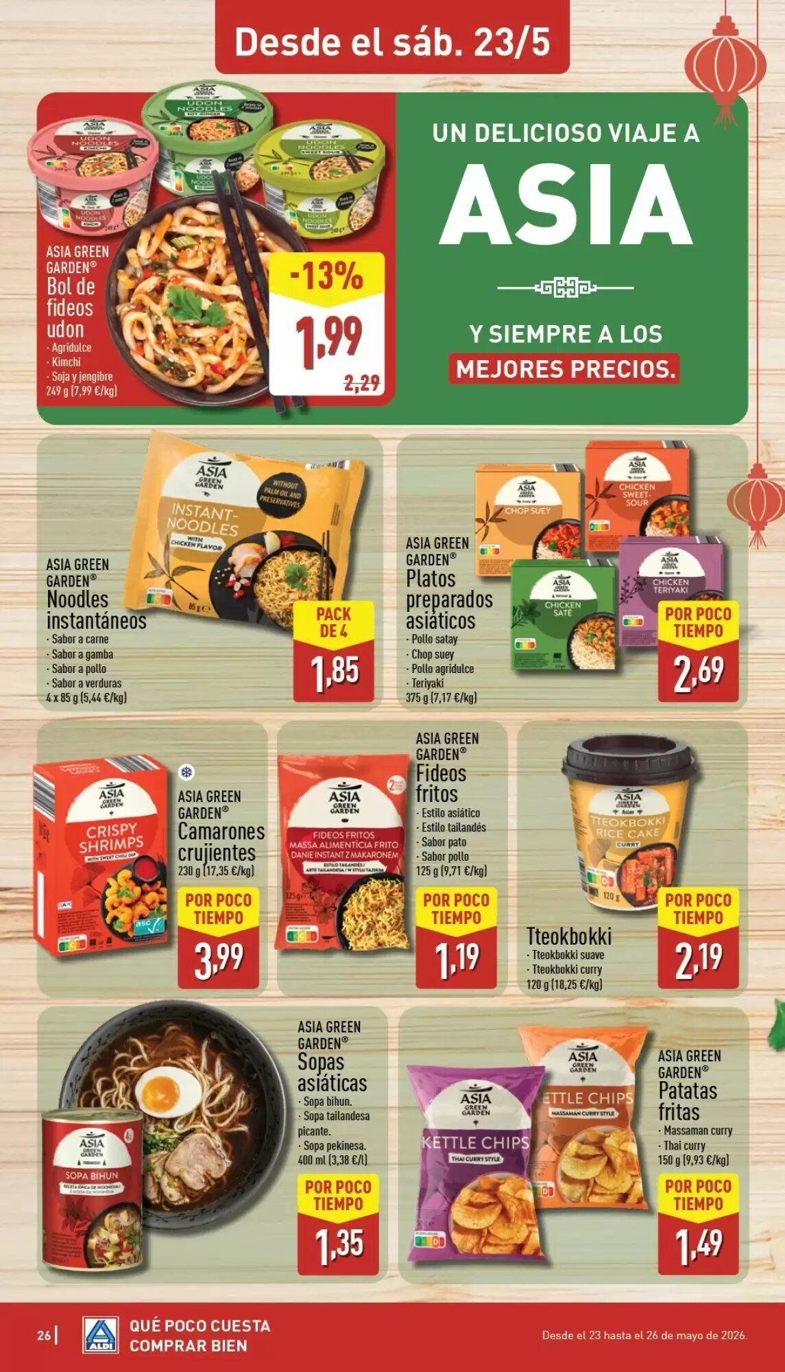 Folleto promocional de ALDI válido desde el 18/05/2026 - Página 26.