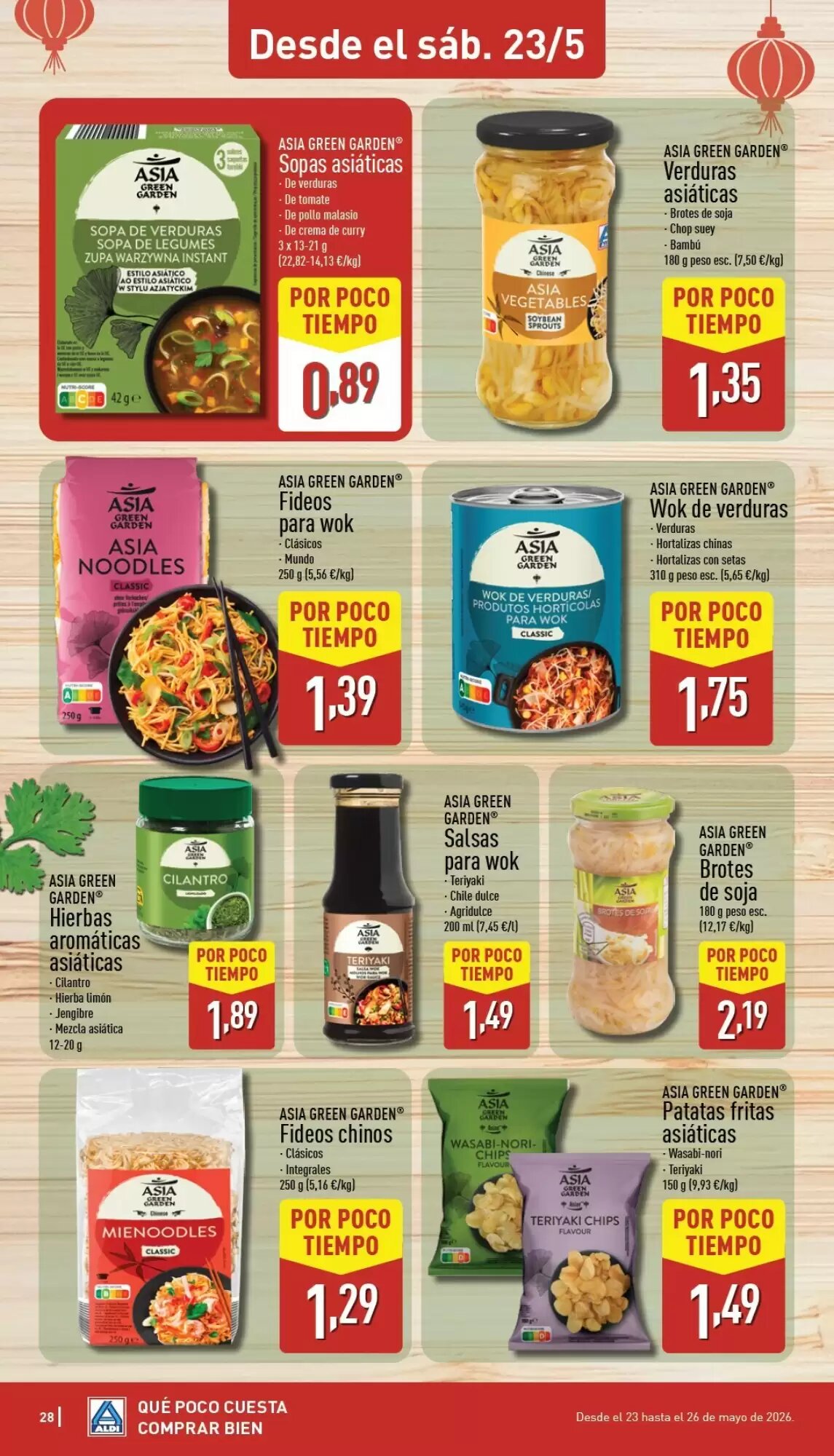Folleto promocional de ALDI válido desde el 18/05/2026 - Página 28.