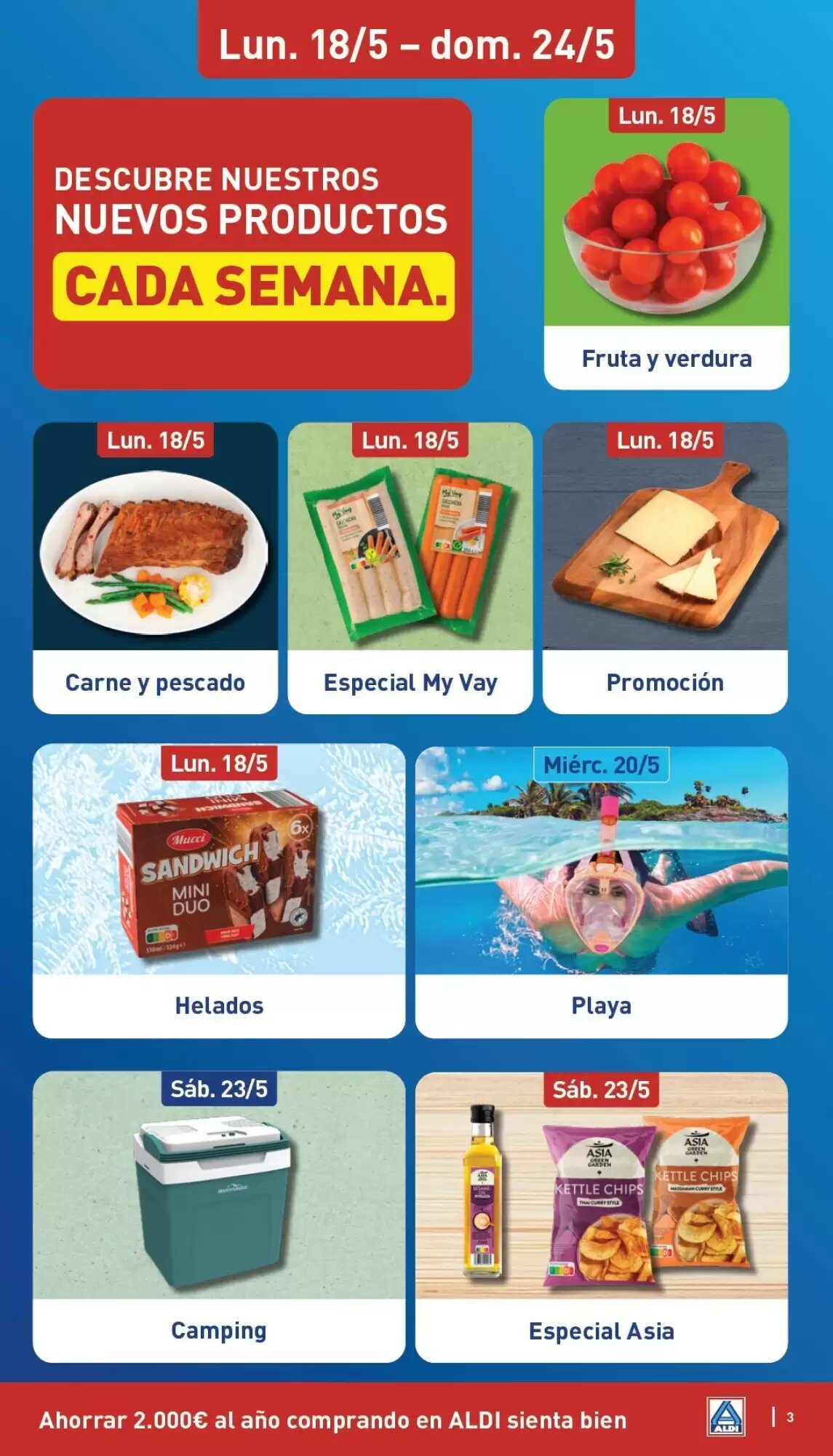 Folleto promocional de ALDI válido desde el 18/05/2026 - Página 3.