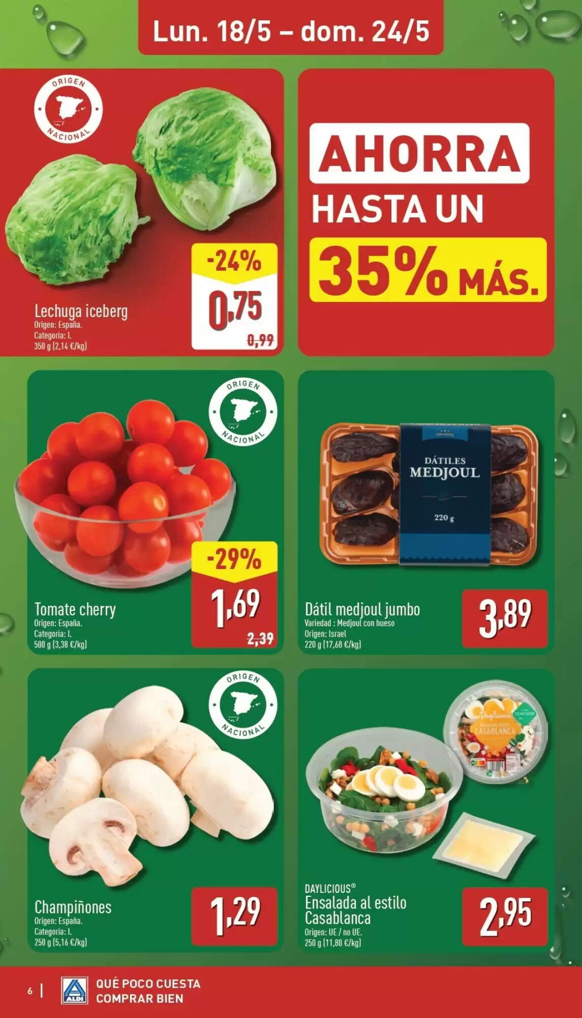 Folleto promocional de ALDI válido desde el 18/05/2026 - Página 6.
