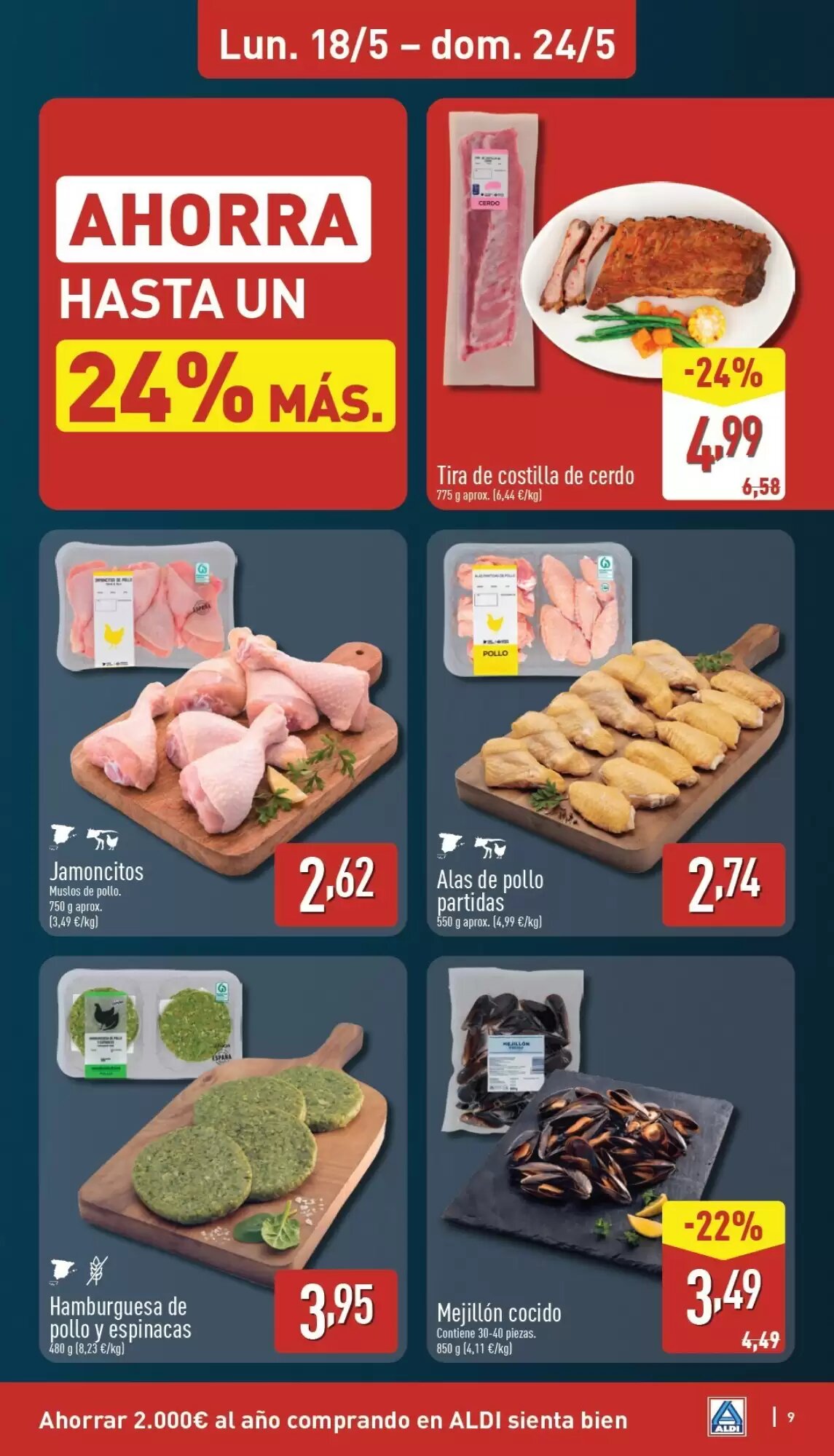 Folleto promocional de ALDI válido desde el 18/05/2026 - Página 9.