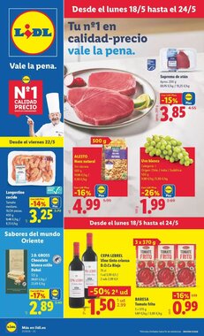 Folleto promocional de Lidl válido desde el 18/05/2026