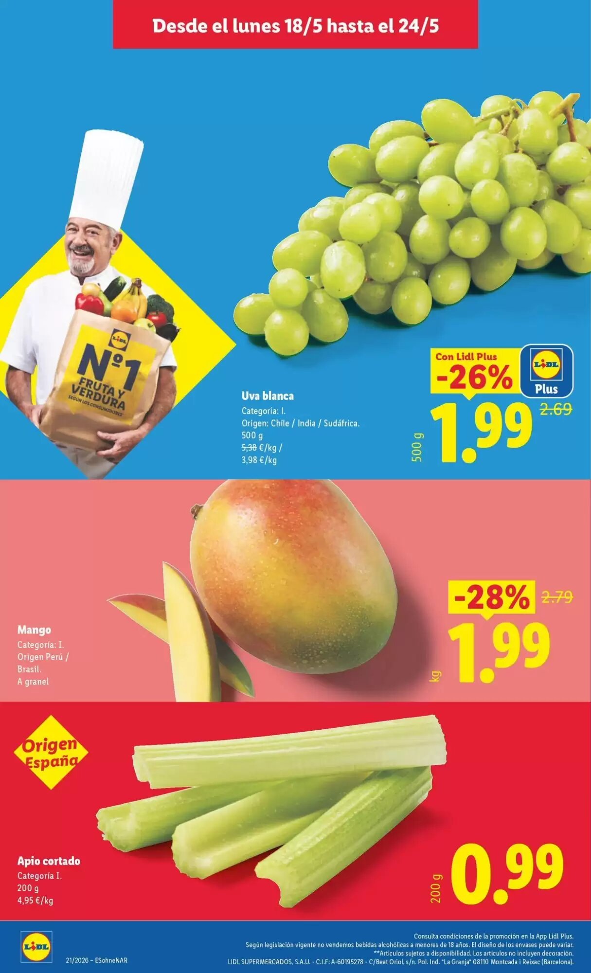 Folleto promocional de Lidl válido desde el 18/05/2026 - Página 2.