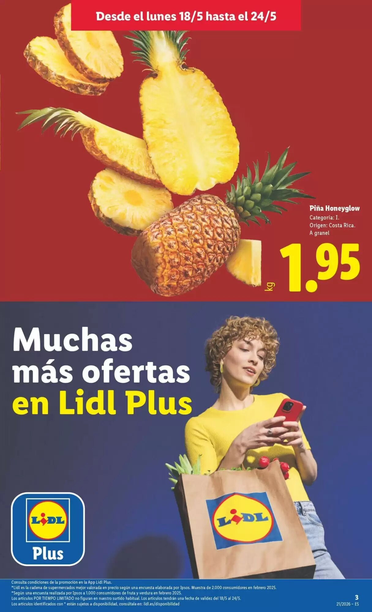Folleto promocional de Lidl válido desde el 18/05/2026 - Página 3.