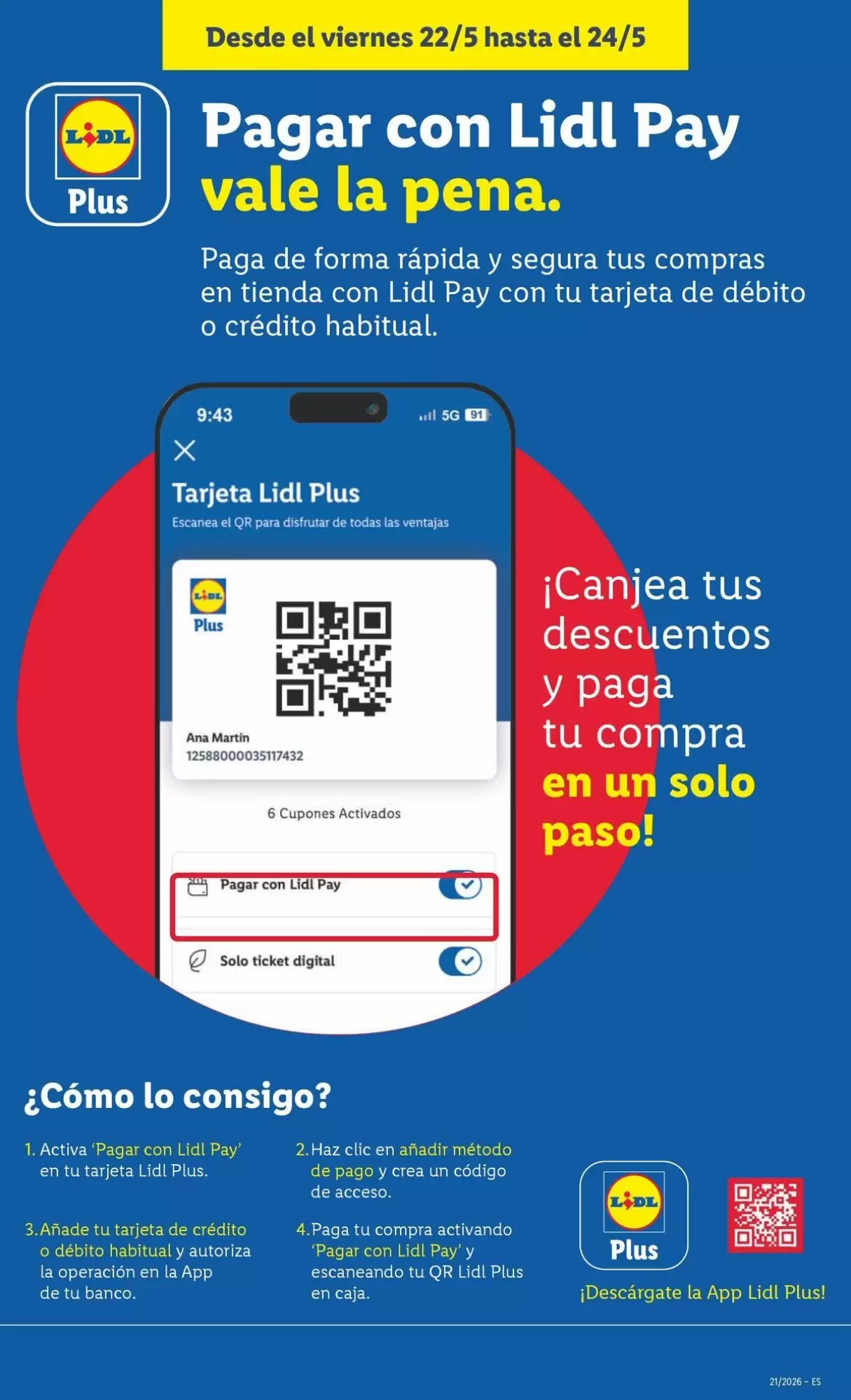 Folleto promocional de Lidl válido desde el 18/05/2026 - Página 39.