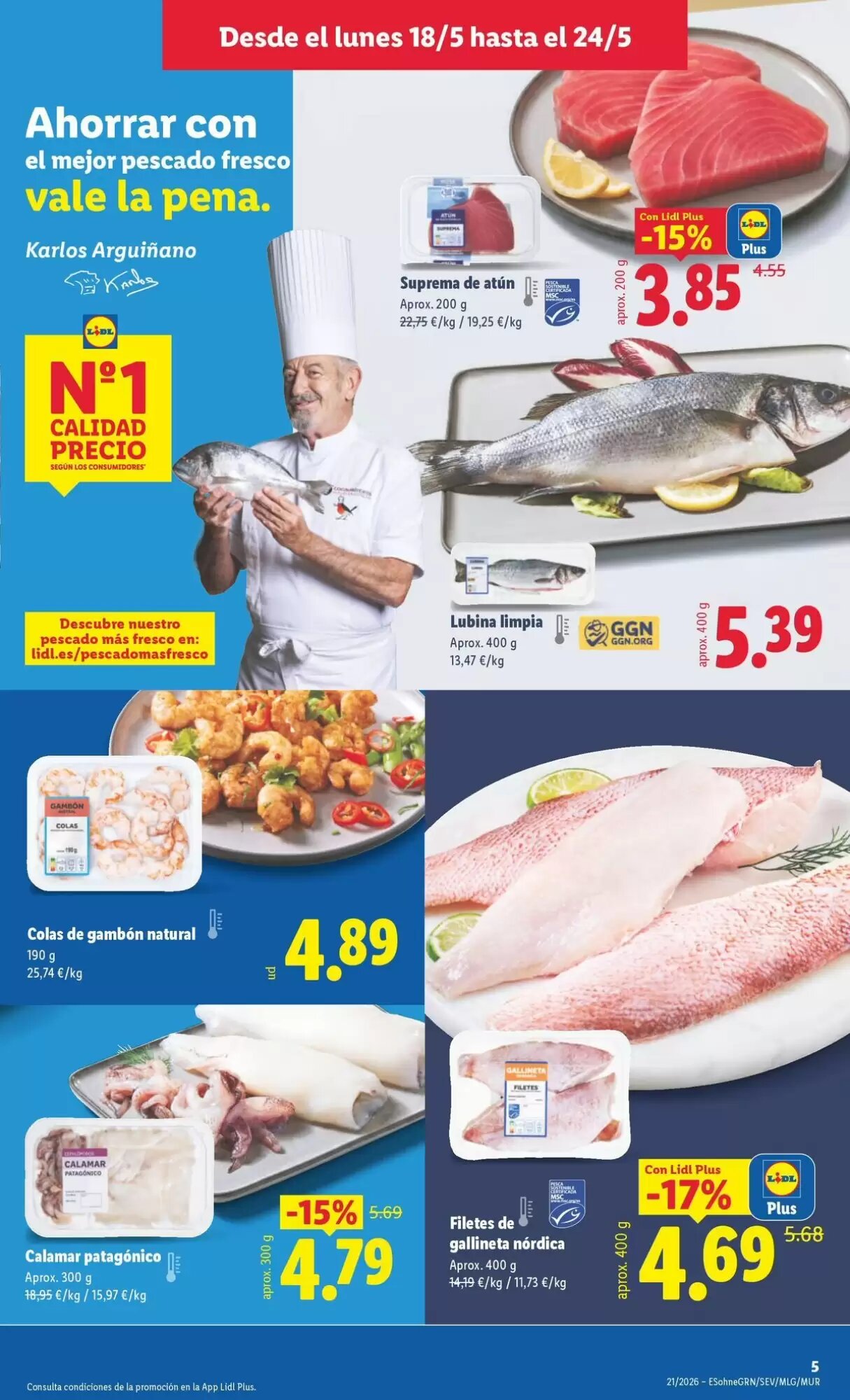 Folleto promocional de Lidl válido desde el 18/05/2026 - Página 7.
