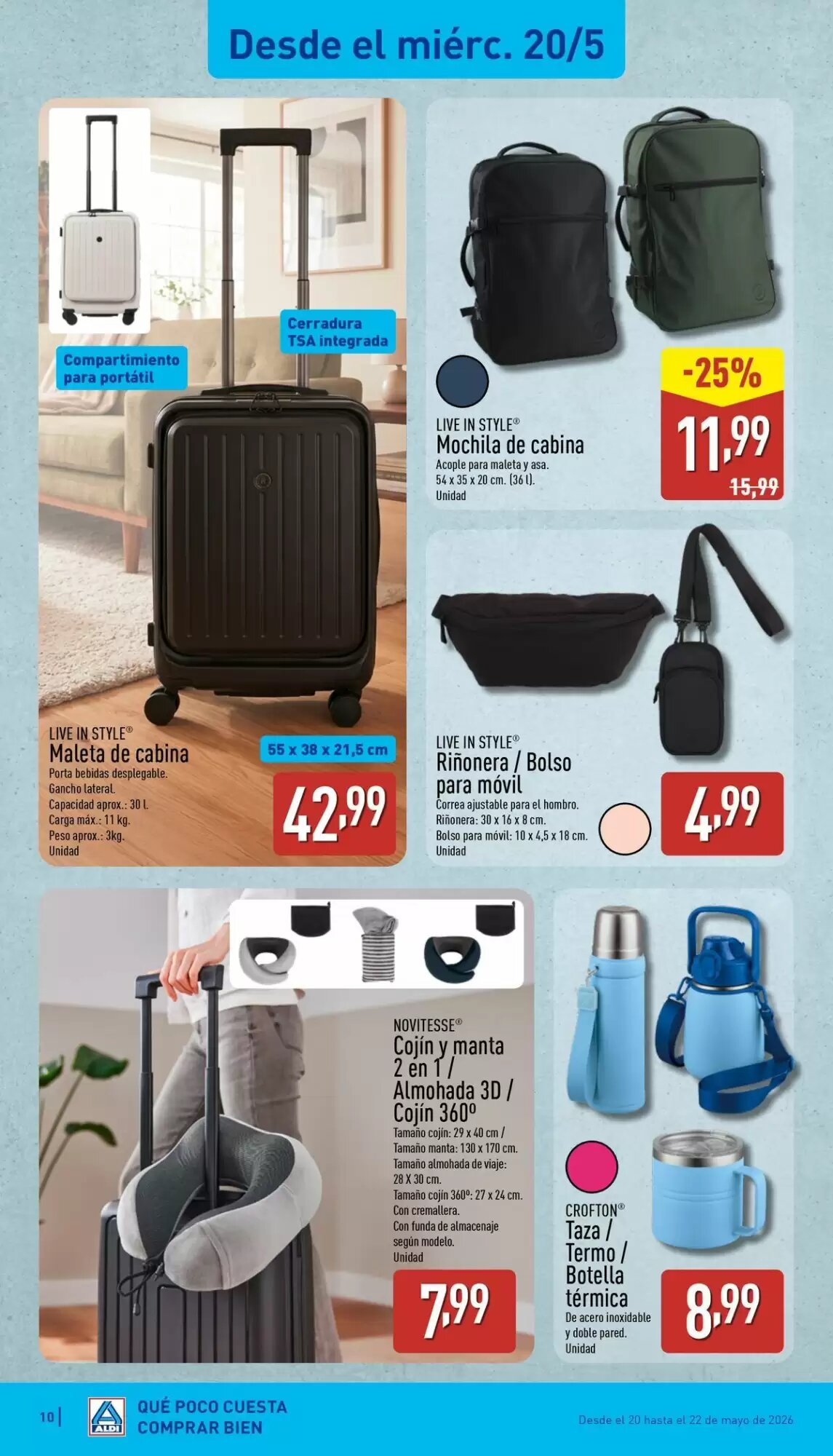 Folleto promocional de ALDI válido desde el 18/05/2026 - Página 10.