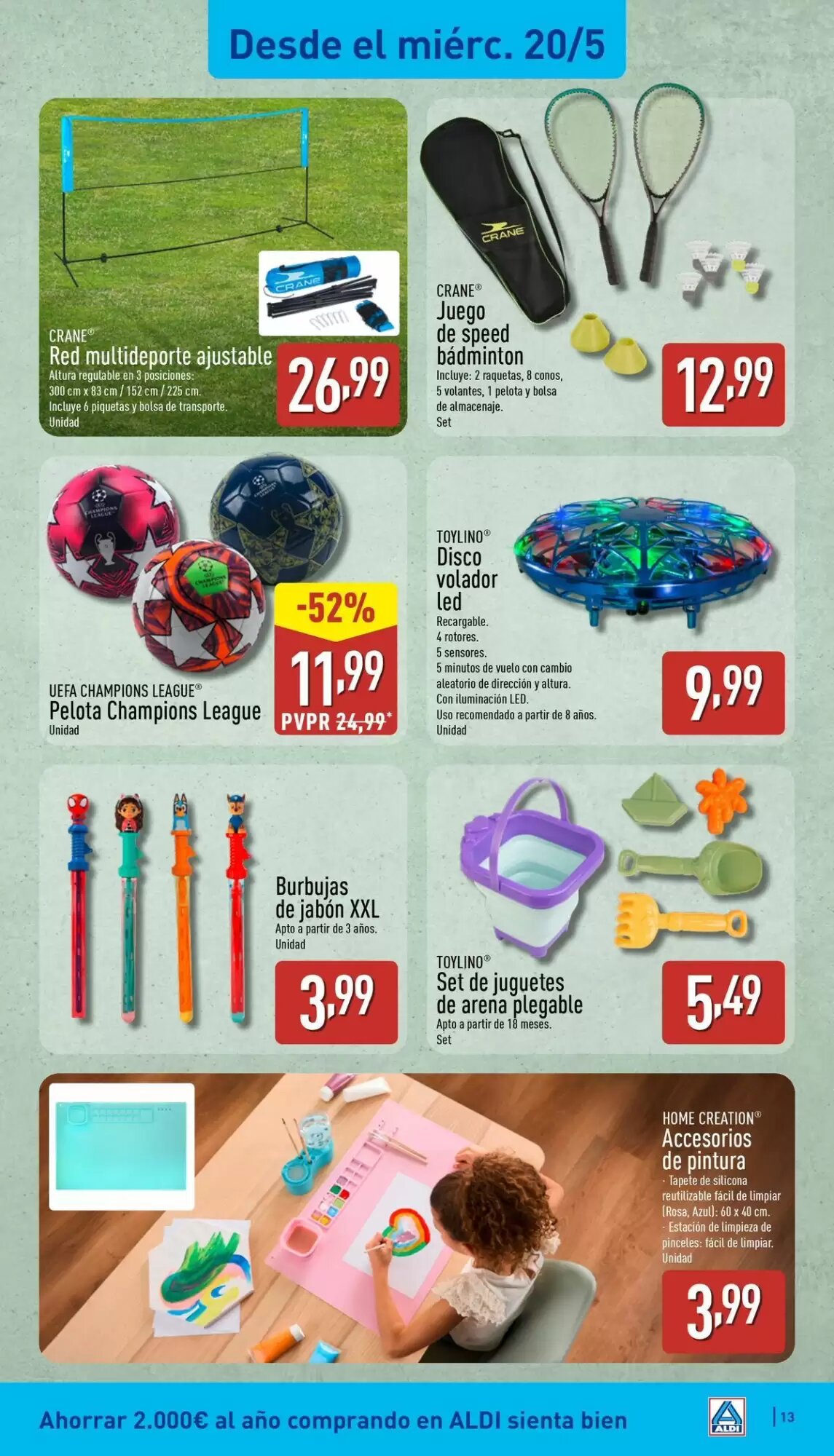 Folleto promocional de ALDI válido desde el 18/05/2026 - Página 13.