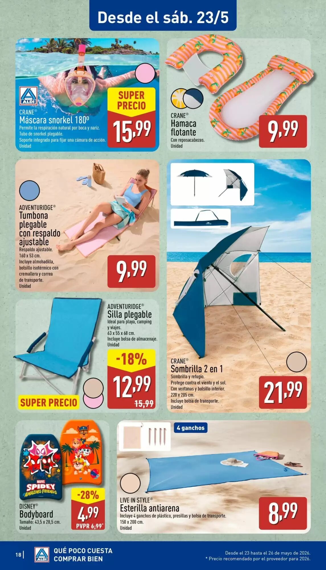 Folleto promocional de ALDI válido desde el 18/05/2026 - Página 18.