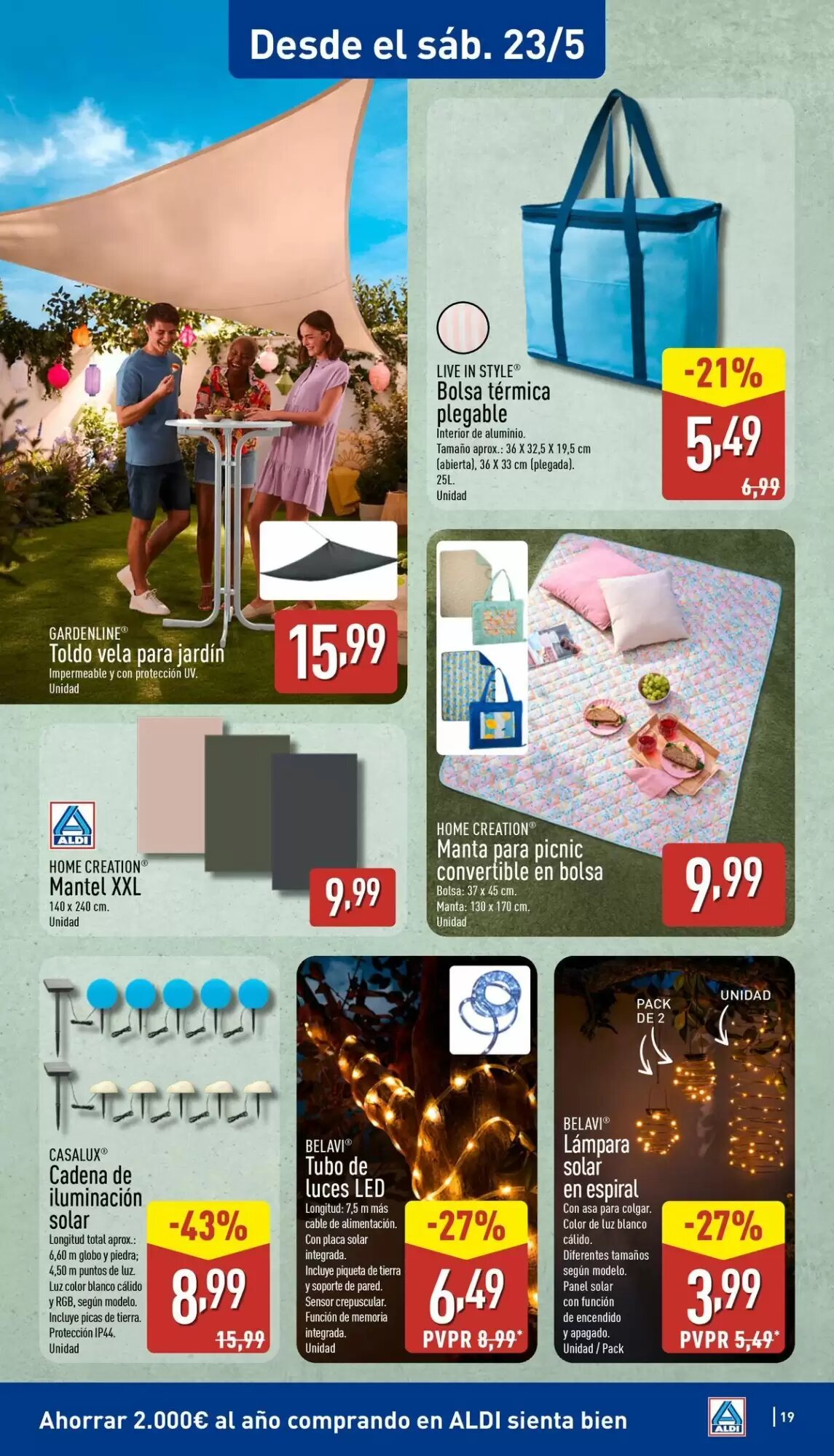Folleto promocional de ALDI válido desde el 18/05/2026 - Página 19.