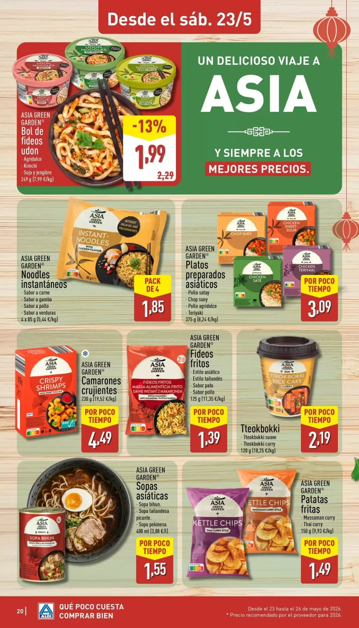 Folleto promocional de ALDI válido desde el 18/05/2026 - Página 20.