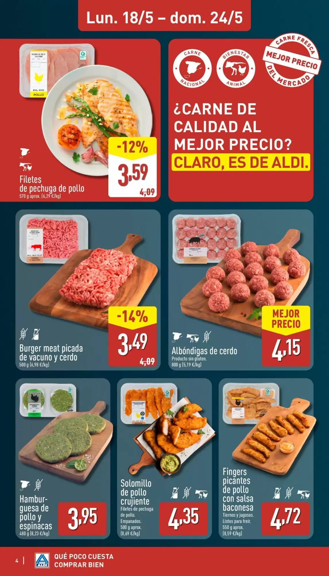 Folleto promocional de ALDI válido desde el 18/05/2026 - Página 4.