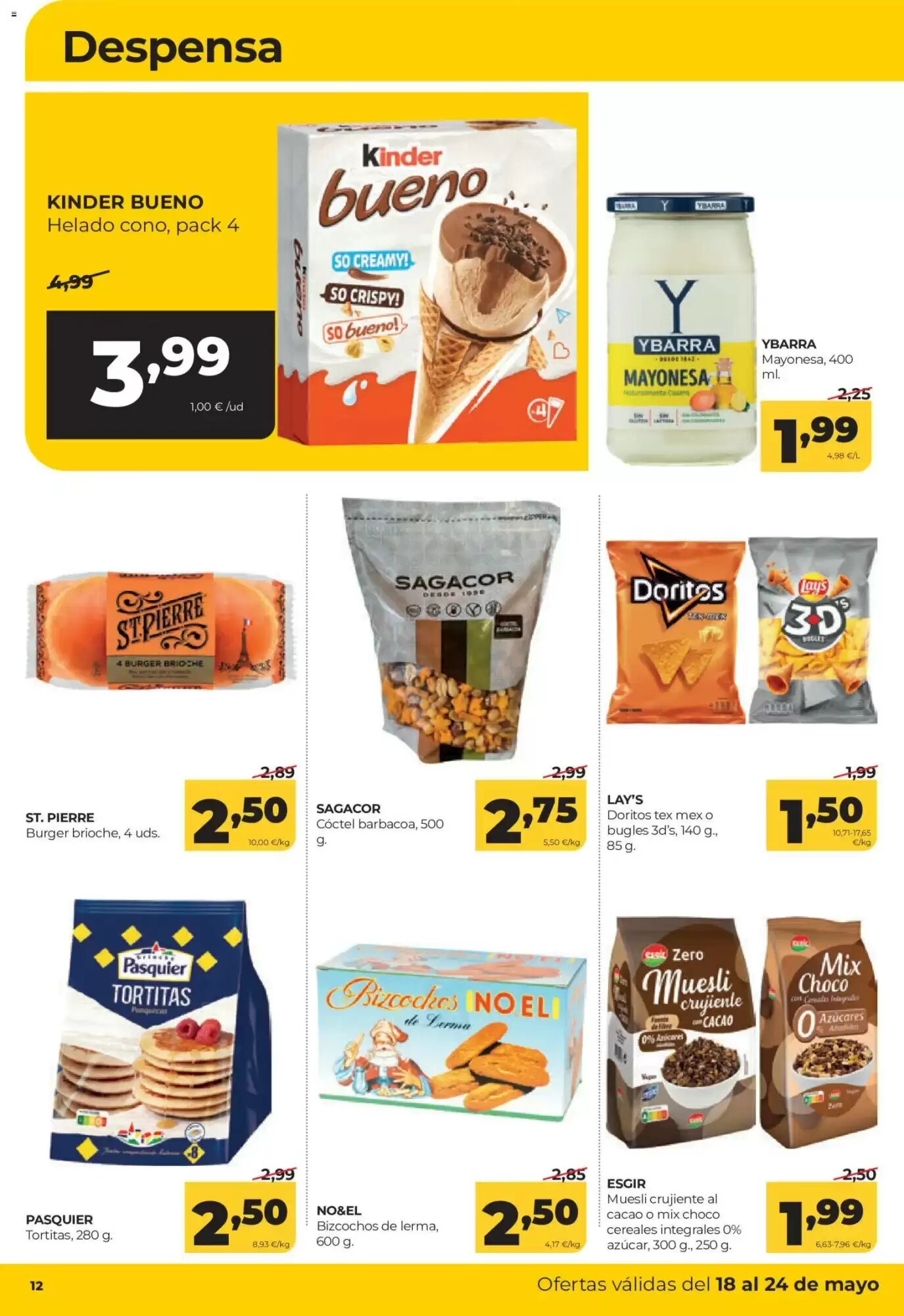 Folleto promocional de Alimerka válido desde el 18/05/2026 - Página 12.