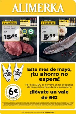 Folleto promocional de Alimerka válido desde el 18/05/2026