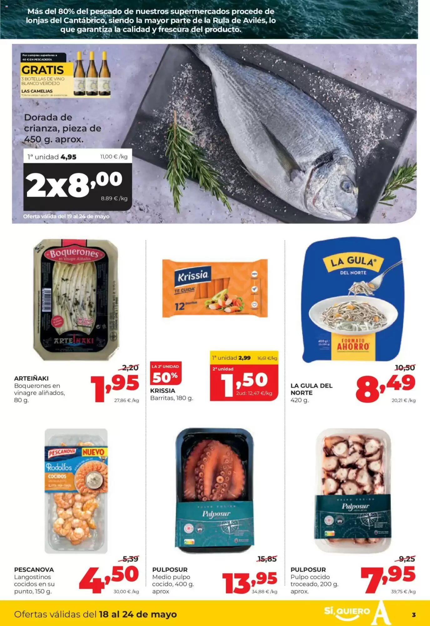 Folleto promocional de Alimerka válido desde el 18/05/2026 - Página 3.