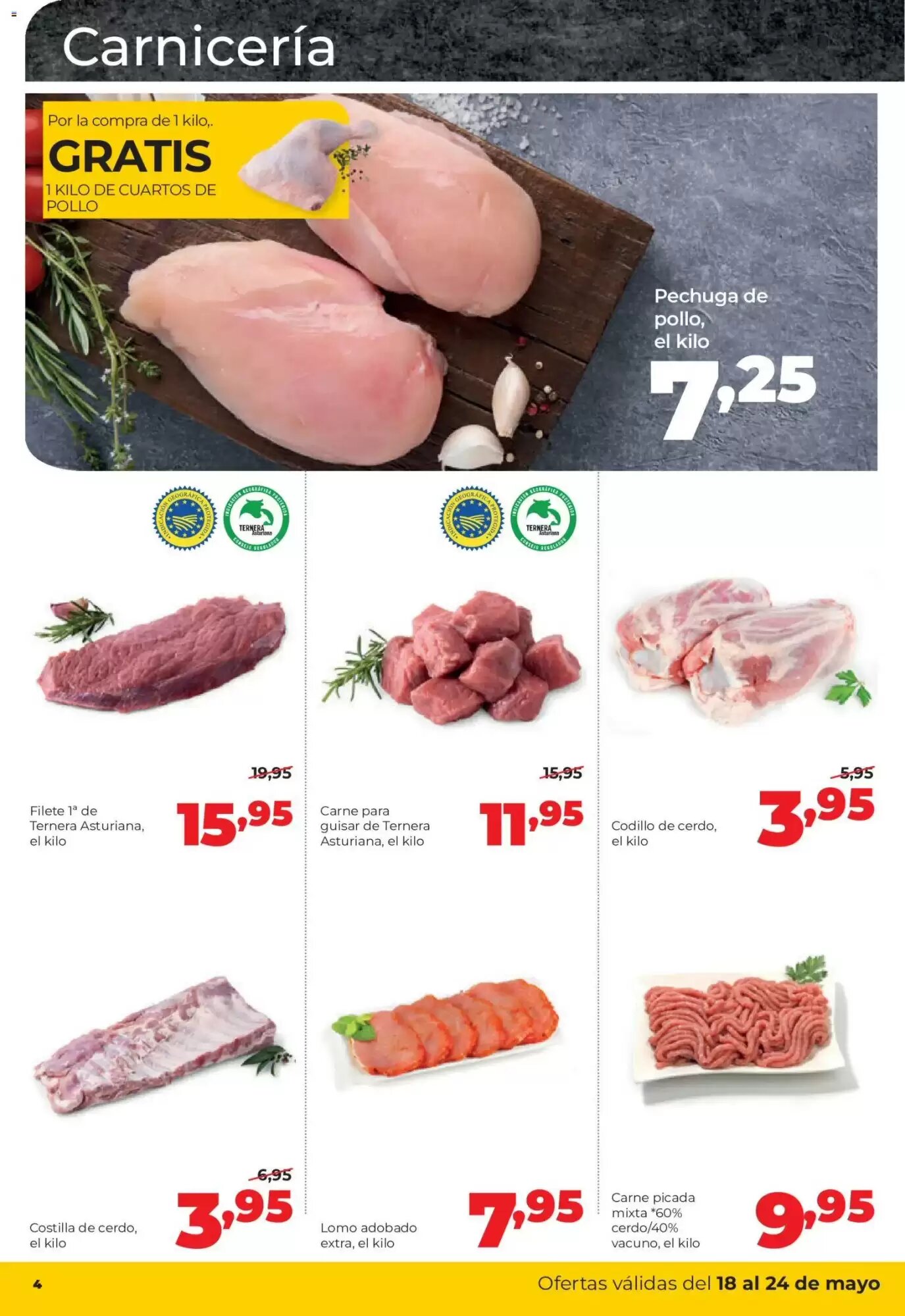 Folleto promocional de Alimerka válido desde el 18/05/2026 - Página 4.