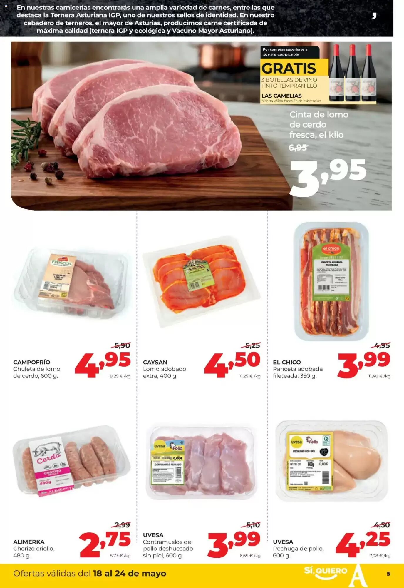 Folleto promocional de Alimerka válido desde el 18/05/2026 - Página 5.