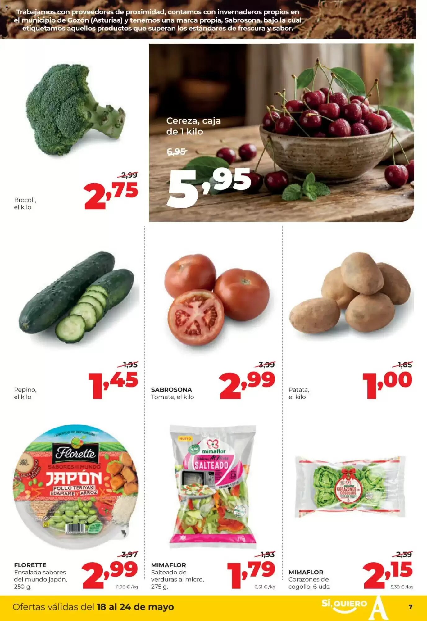 Folleto promocional de Alimerka válido desde el 18/05/2026 - Página 7.